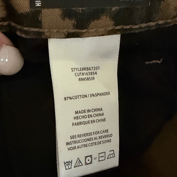 Kut from the Kloth Leopard Print Jeans - Picture 3 of 5